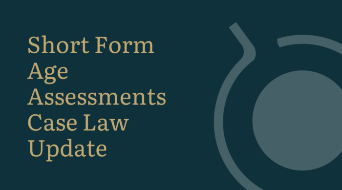 Short Form Age Assessment
